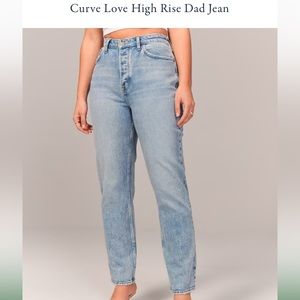 Abercrombie Curve Love Dad Jeans